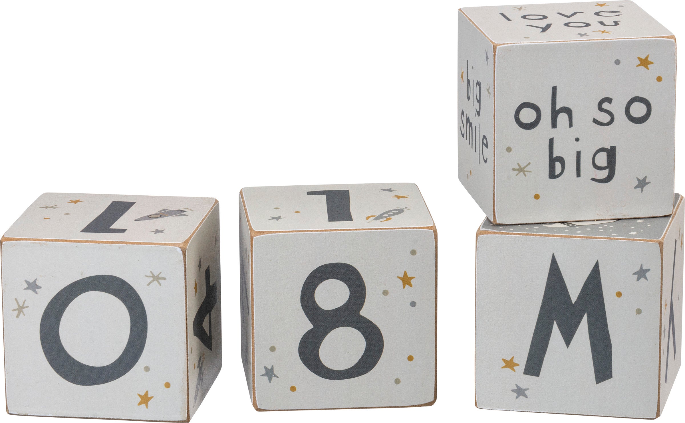 Celestial Galaxy Milestone Blocks: Track Baby's Growth in Days, Weeks, Months