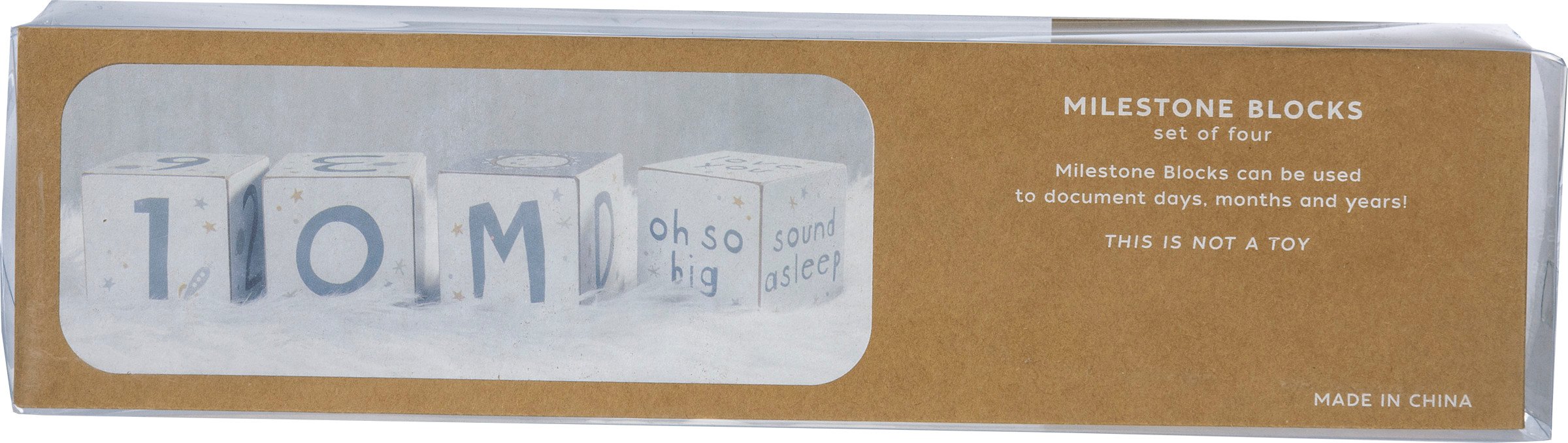 Celestial Galaxy Milestone Blocks: Track Baby's Growth in Days, Weeks, Months