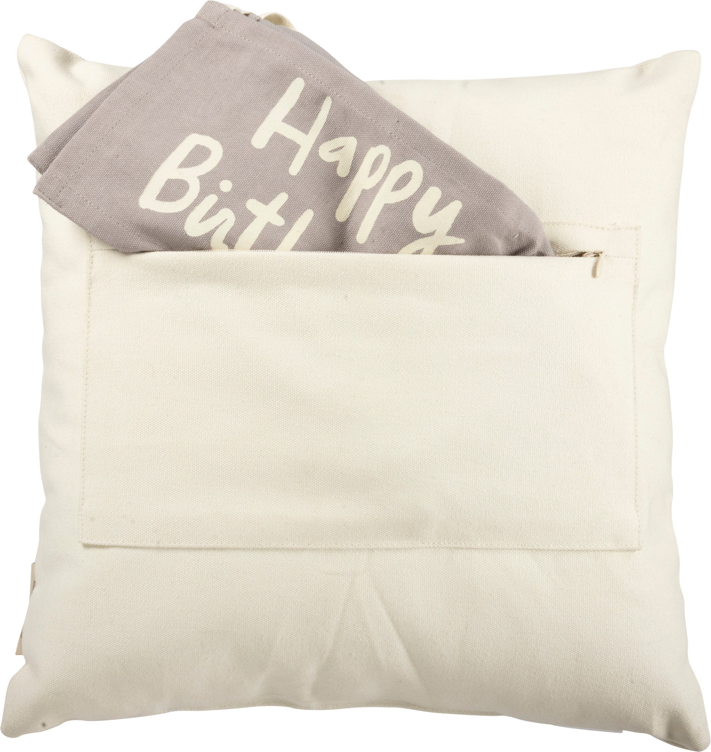 Cute Baby Monthly Milestone Growth Keepsake Pillow with Interchangeable Panels