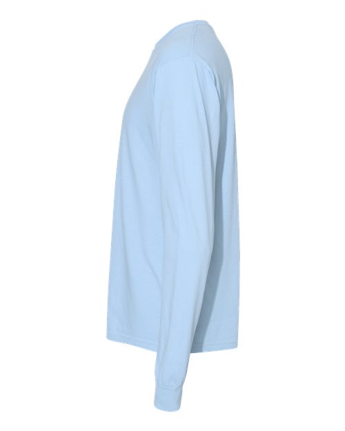 Comfort Colors Unisex Garment-Dyed Heavyweight Long Sleeve T-Shirt 6014 - Hydrangea