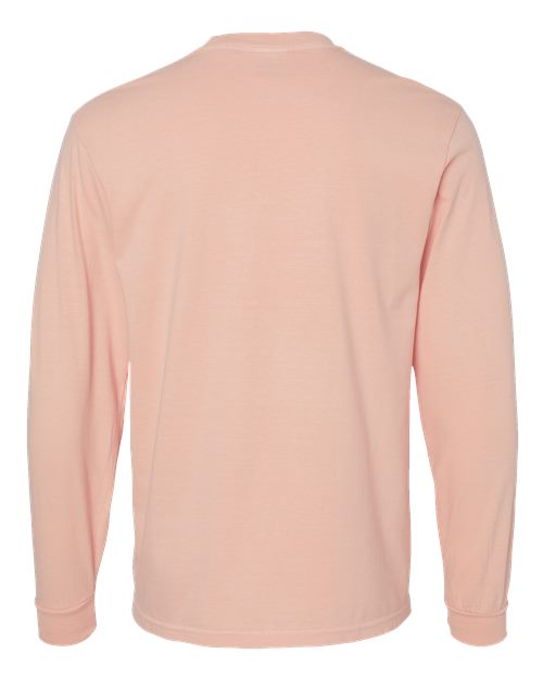 Comfort Colors Unisex Garment-Dyed Heavyweight Long Sleeve T-Shirt 6014 - Peachy