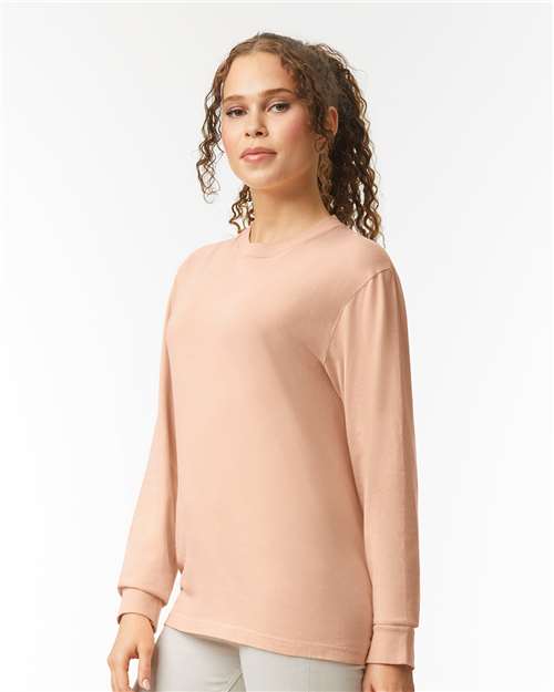 Comfort Colors Unisex Garment-Dyed Heavyweight Long Sleeve T-Shirt 6014 - Peachy