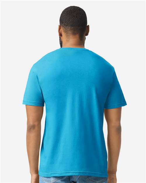 Gildan Unisex Softstyle® CVC T-Shirt 64000CVC - Caribbean Mist