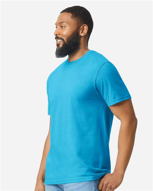 Gildan Unisex Softstyle® CVC T-Shirt 64000CVC - Caribbean Mist
