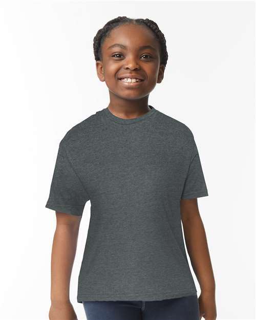 Gildan Youth Softstyle® T-Shirt 64000B - Dark Heather