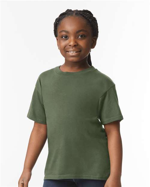 Gildan Youth Softstyle® T-Shirt 64000B - Military Green