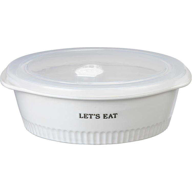 Charming Farmhouse Stoneware Nesting Casserole Set with Date Dial Lids