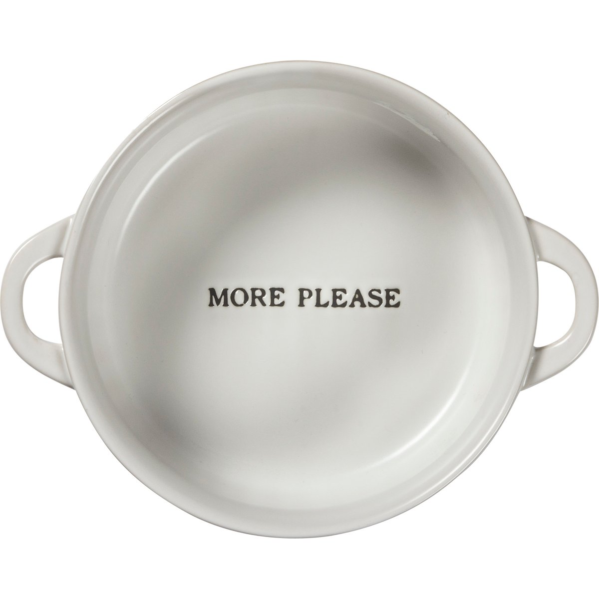 Primitives By Kathy Farmhouse White Stoneware Covered Casserole Dish Set, 2-Piece