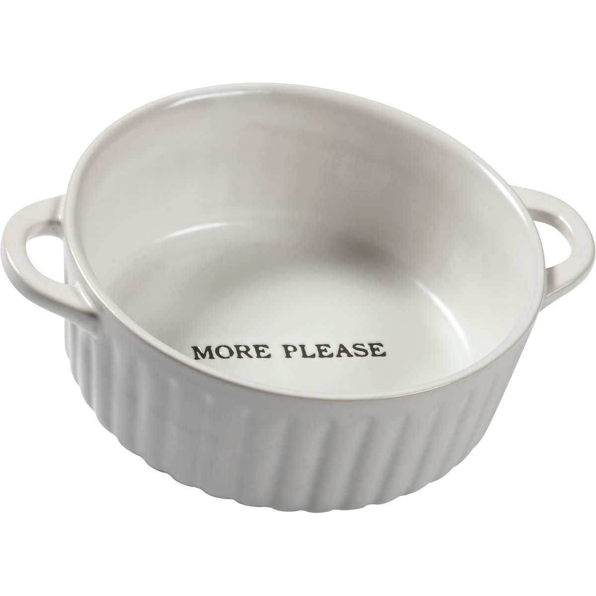 Primitives By Kathy Farmhouse White Stoneware Covered Casserole Dish Set, 2-Piece
