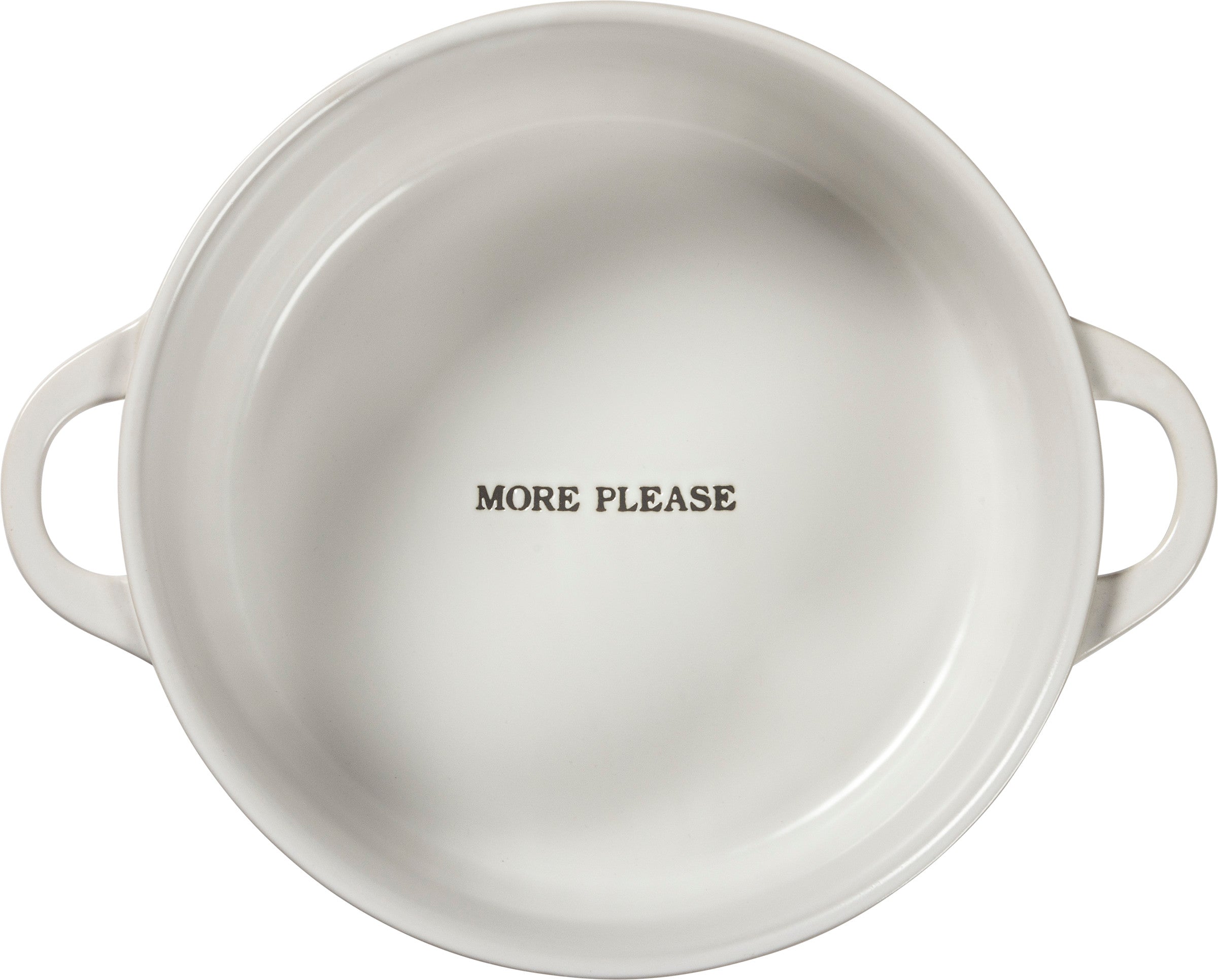 Primitives By Kathy Farmhouse White Stoneware Covered Casserole Dish Set, 2-Piece