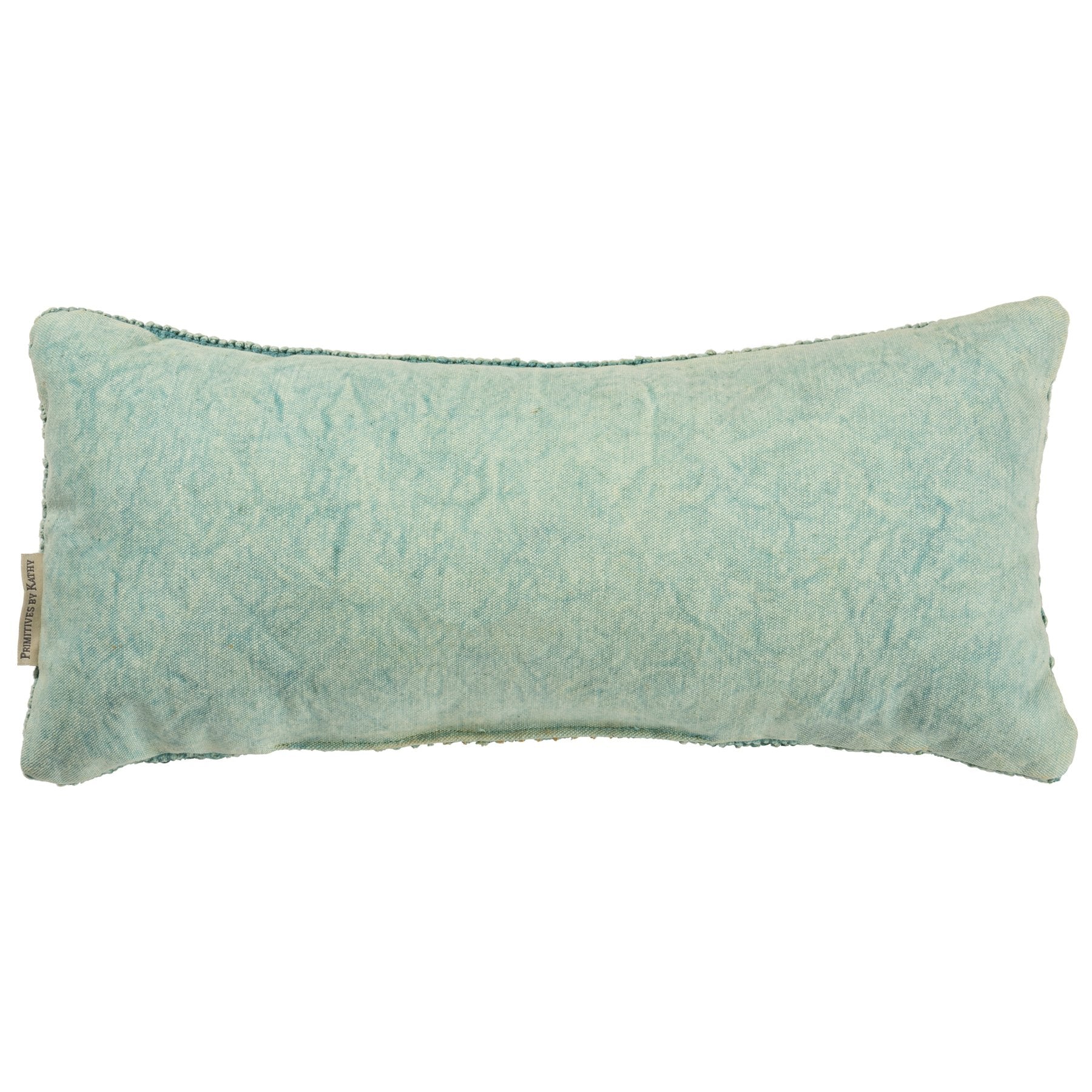 Coastal Beach Sentiment Decorative Pillow: Soft Cotton Canvas with Zippered Cover