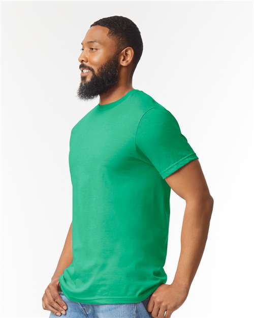 Gildan Unisex Softstyle® CVC T-Shirt 64000CVC - Kelly Mist