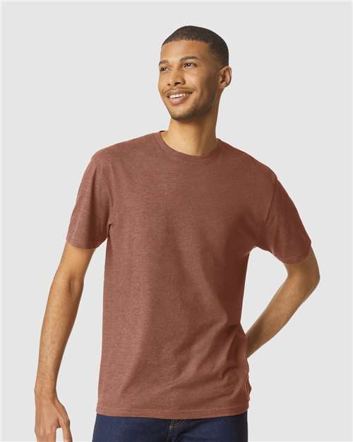 Gildan Unisex Softstyle® CVC T-Shirt 64000CVC - Cocoa Mist