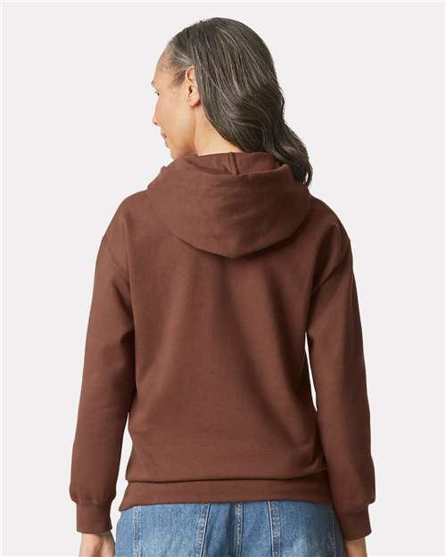 Gildan Unisex Softstyle® Midweight Hooded Sweatshirt SF500 - Cocoa