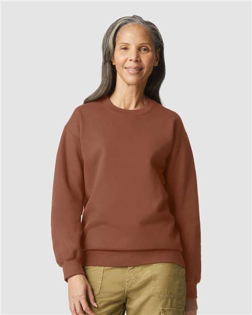 Gildan Unisex Softstyle® Midweight Crewneck Sweatshirt SF000 - Cocoa