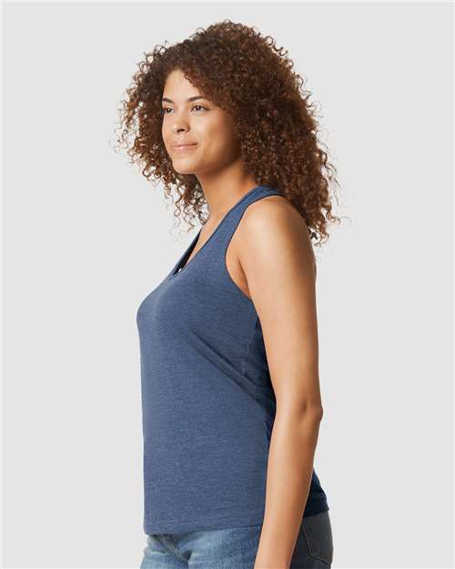 Gildan Women's Softstyle® CVC Racerback Tank Top 64220LCVC