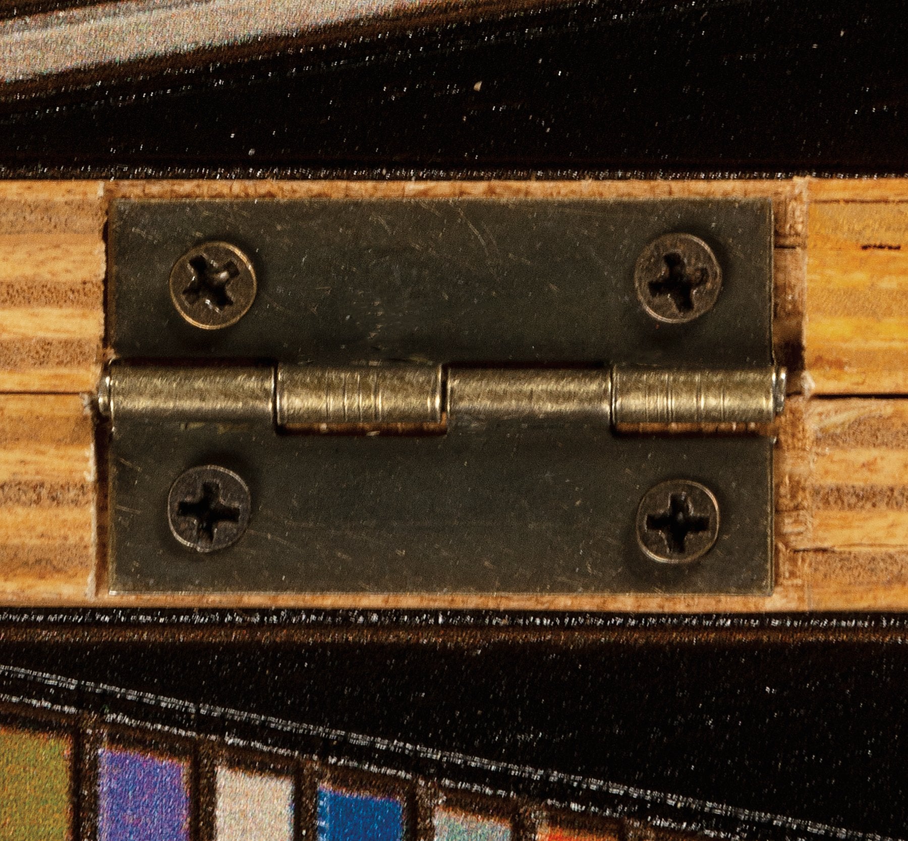 Portable Wooden Travel Backgammon Game with Intricate Wood Burned Designs
