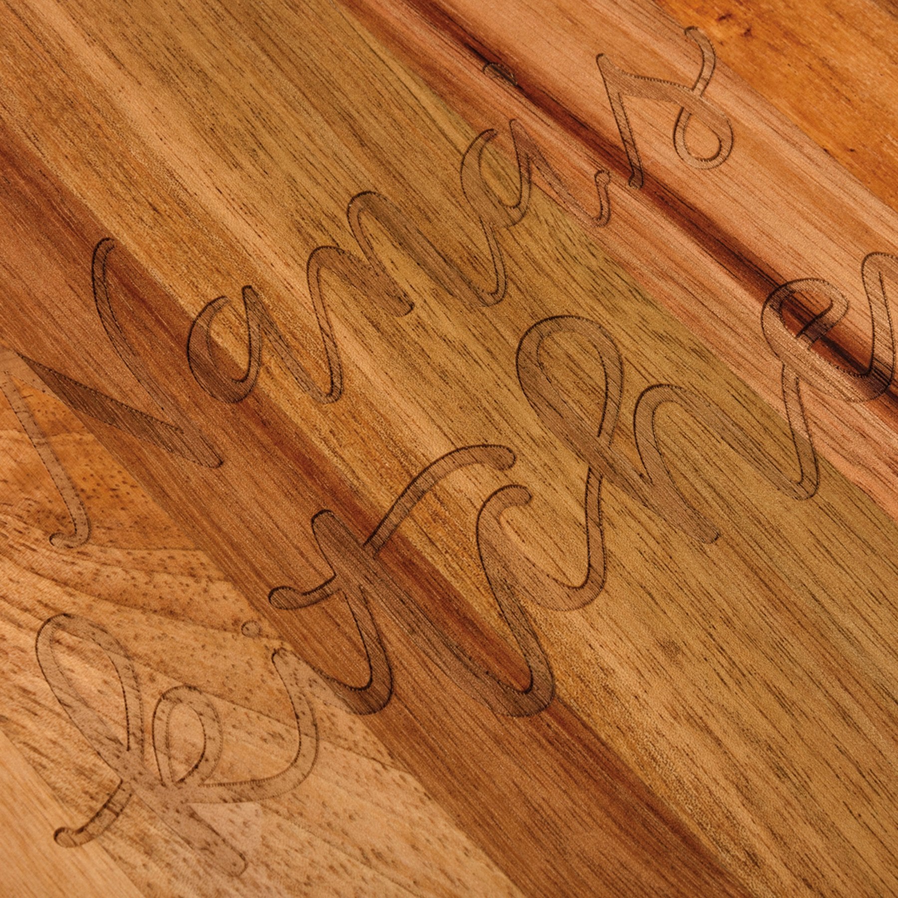 Nana's Kitchen Food Made With Love Acacia Wood Engraved Cutting Board