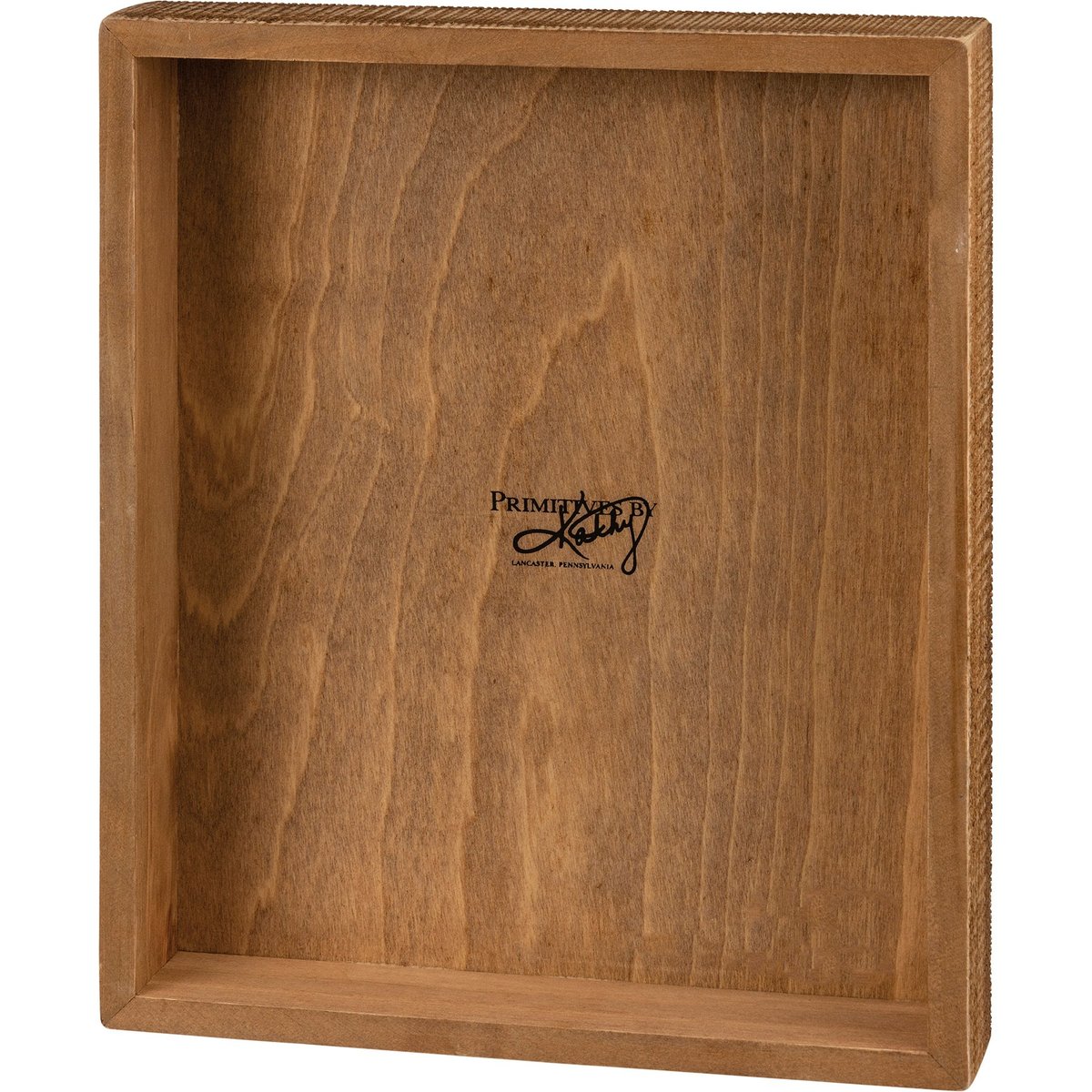 Rustic Woodland Dog in Canoe Wooden Box Sign Art for Home Decor