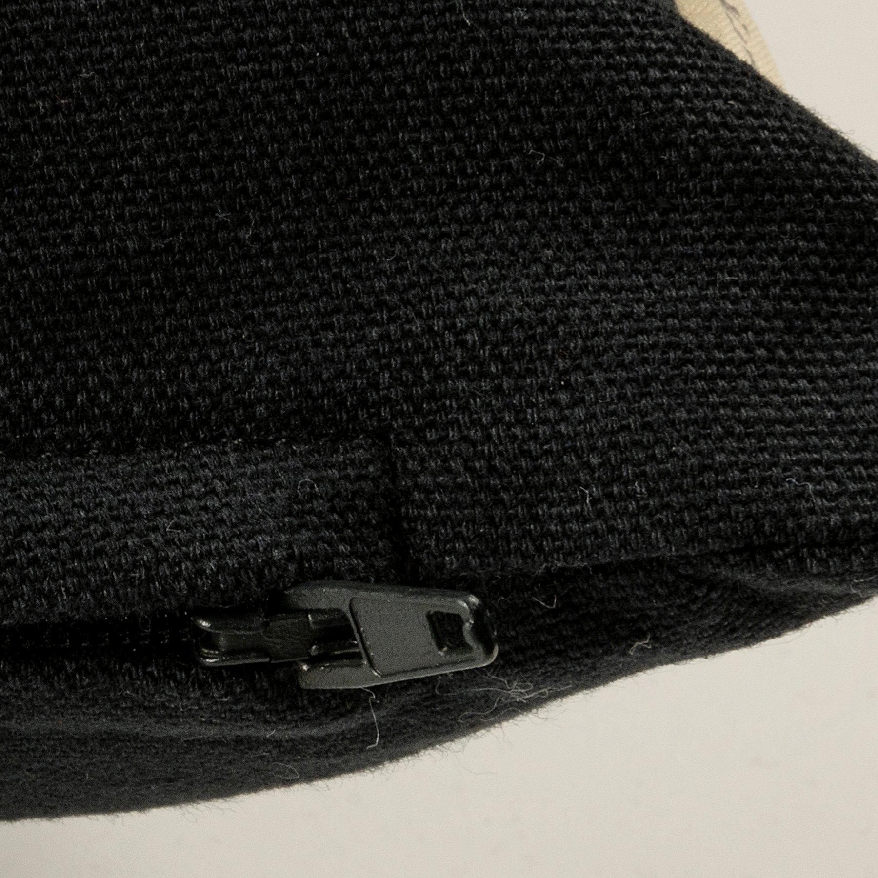 Charming Black Cotton 'Home For The Holidays' Embroidered Throw Pillow