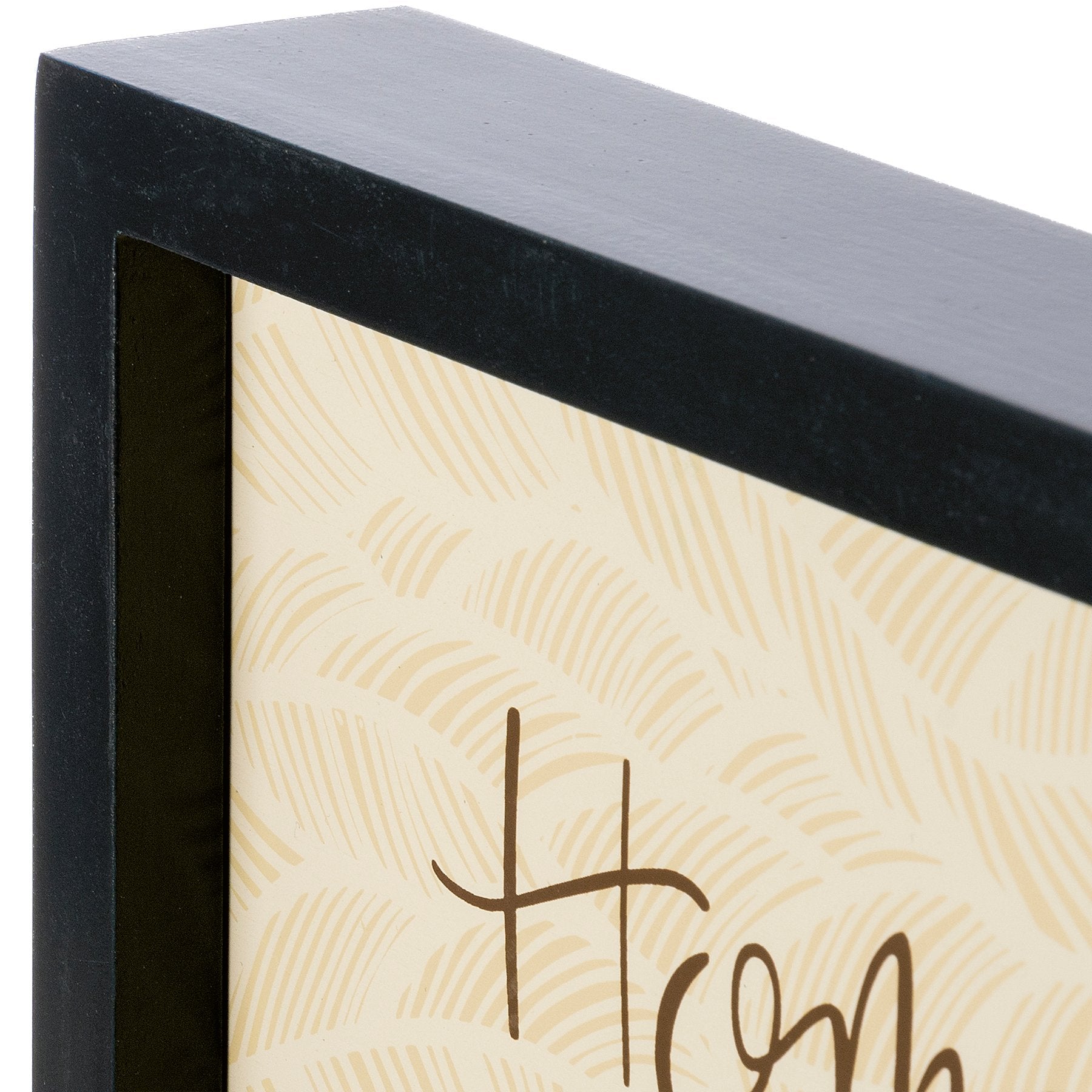 Funny Home Office Rules Wooden Inset Box Sign - Work, Wear, Snack Constantly