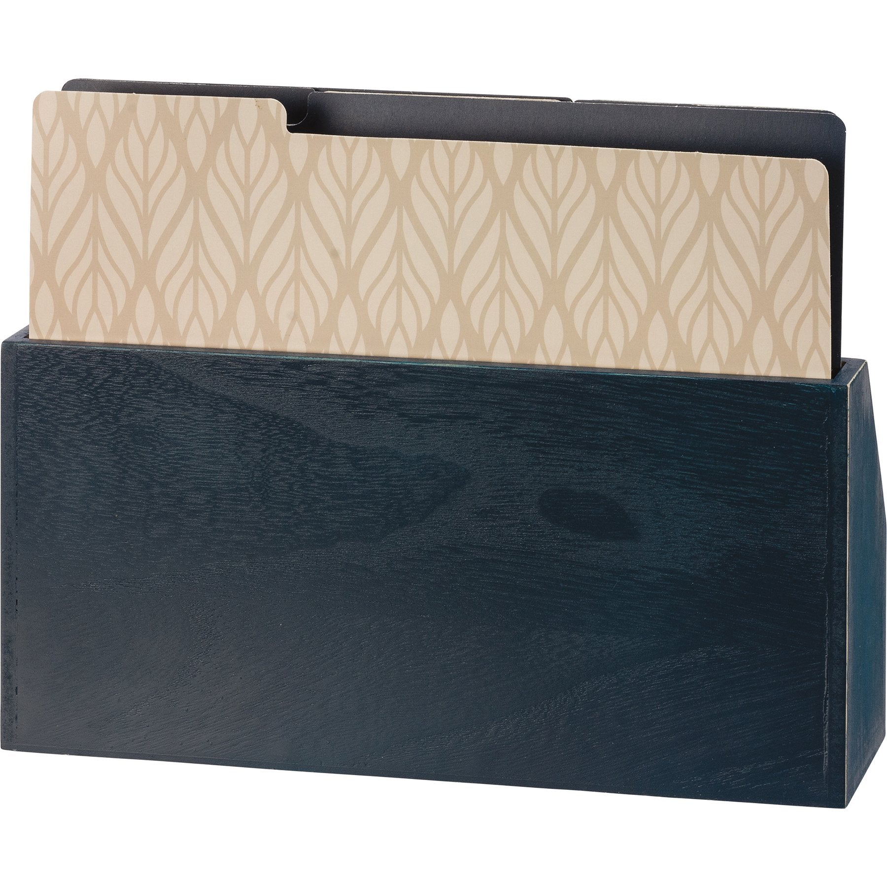 Organized Chaos Desk Set with Folders, Notebooks, Pens, and Wooden Organizer