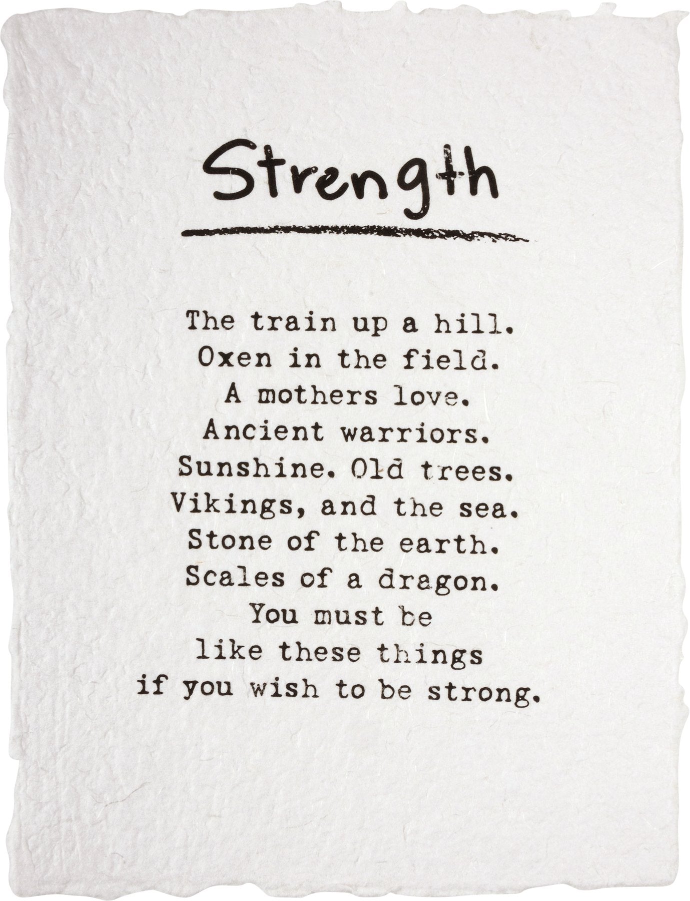 Inspiring Kindness Strength Passion Perseverance Reflection Word Art Print Set