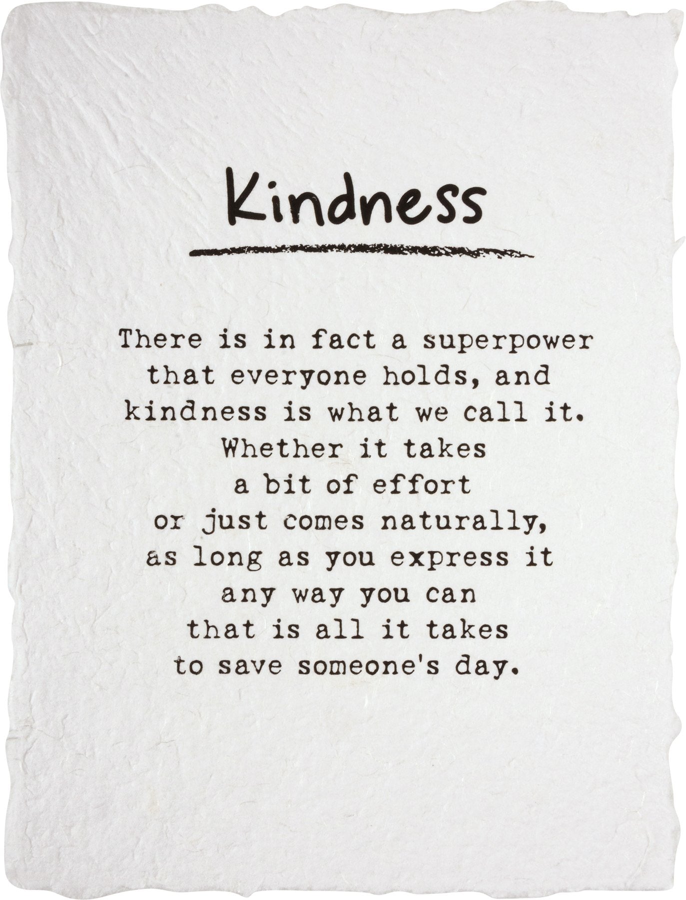 Inspiring Kindness Strength Passion Perseverance Reflection Word Art Print Set