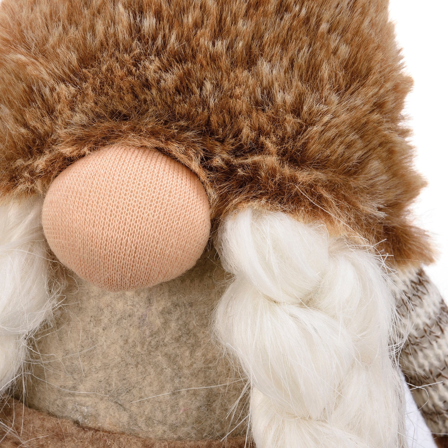 Charming Autumnal Felt Gnome Couple Sitter Set: Whimsical Fall Home Decor Figurines