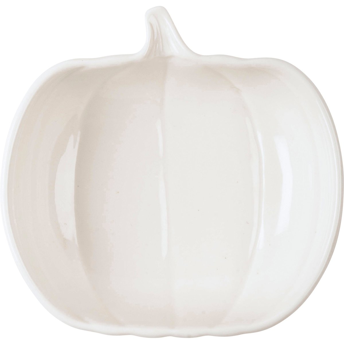 Delightful White Pumpkin Stoneware Plate Set - Festive Fall Table Decor