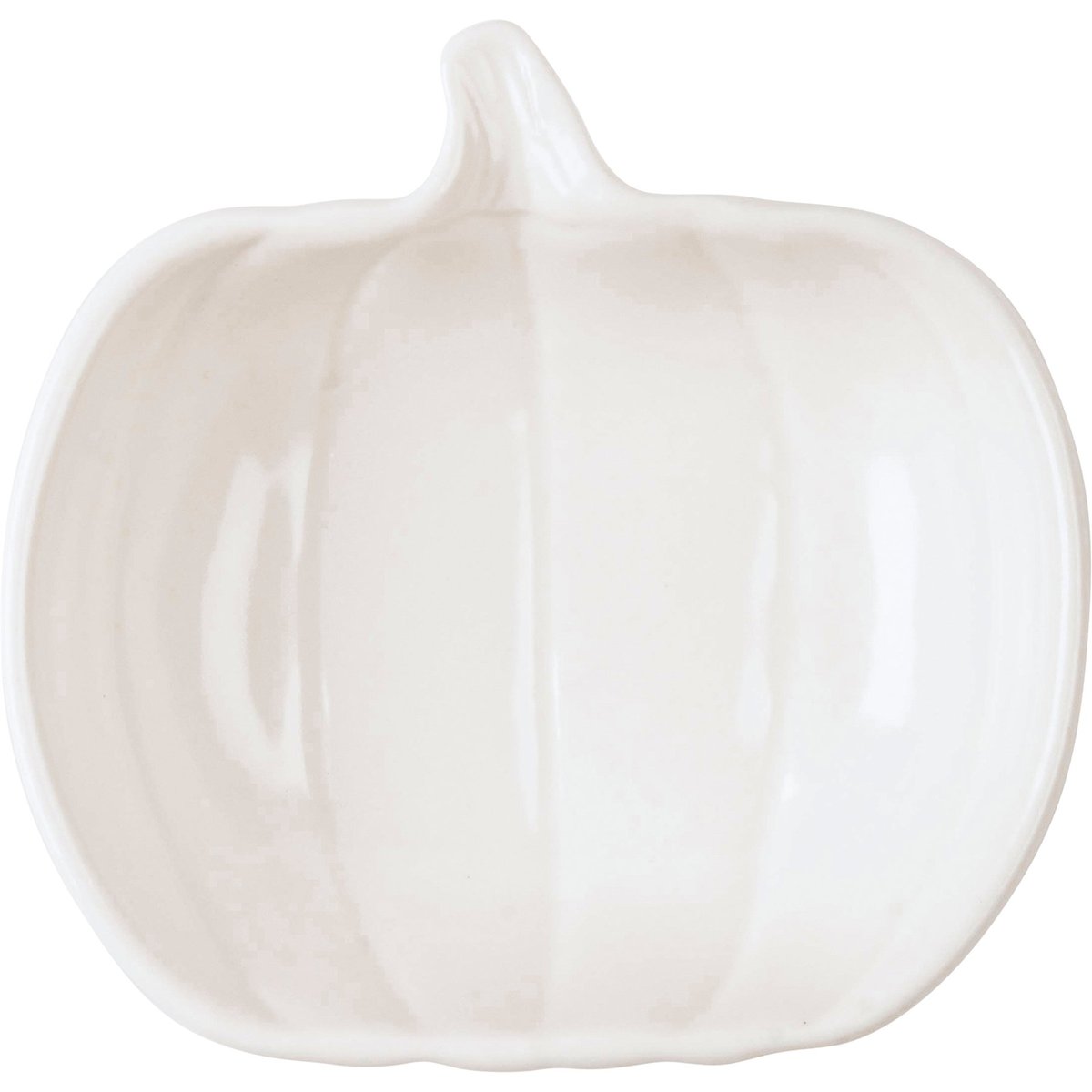 Delightful White Pumpkin Stoneware Plate Set - Festive Fall Table Decor
