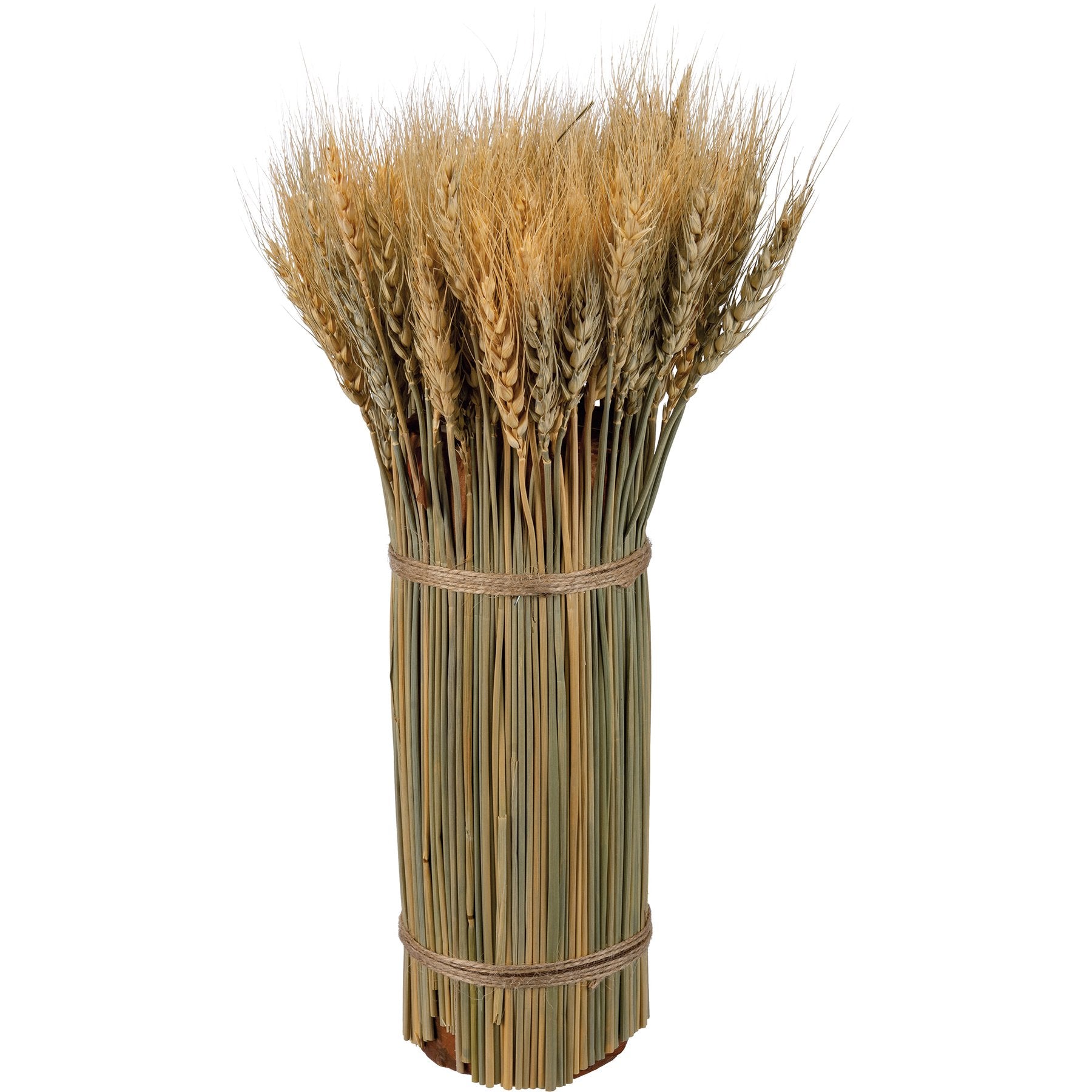 Elegant Natural Wheat Bundle Bouquet – Rustic Farmhouse Home Decor Accent, 14-Inch Tall