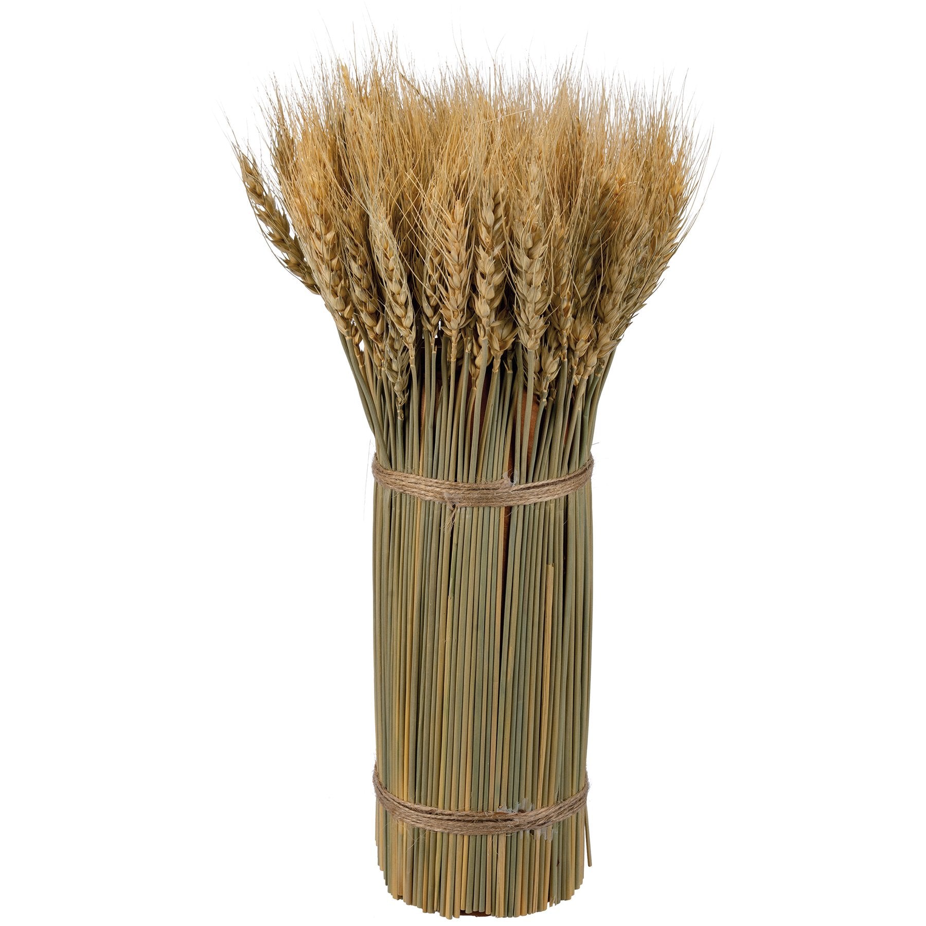 Elegant Natural Wheat Bundle Bouquet – Rustic Farmhouse Home Decor Accent, 14-Inch Tall