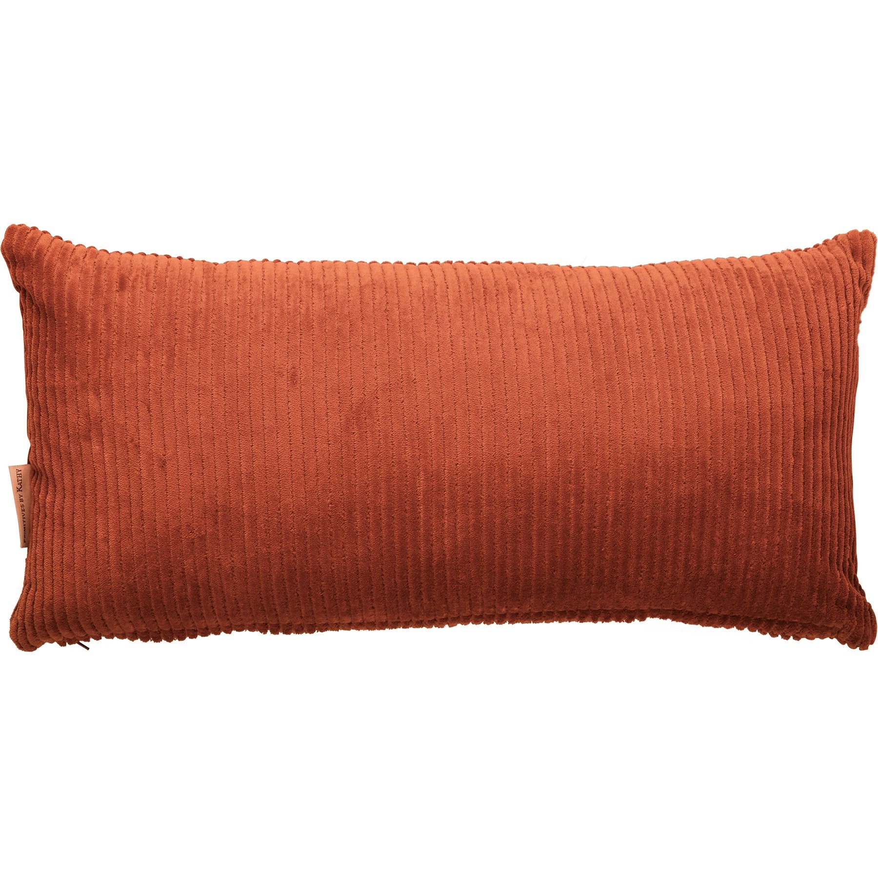Cozy Corduroy 'Family' Embroidered Decorative Pillow with Zipper Closure