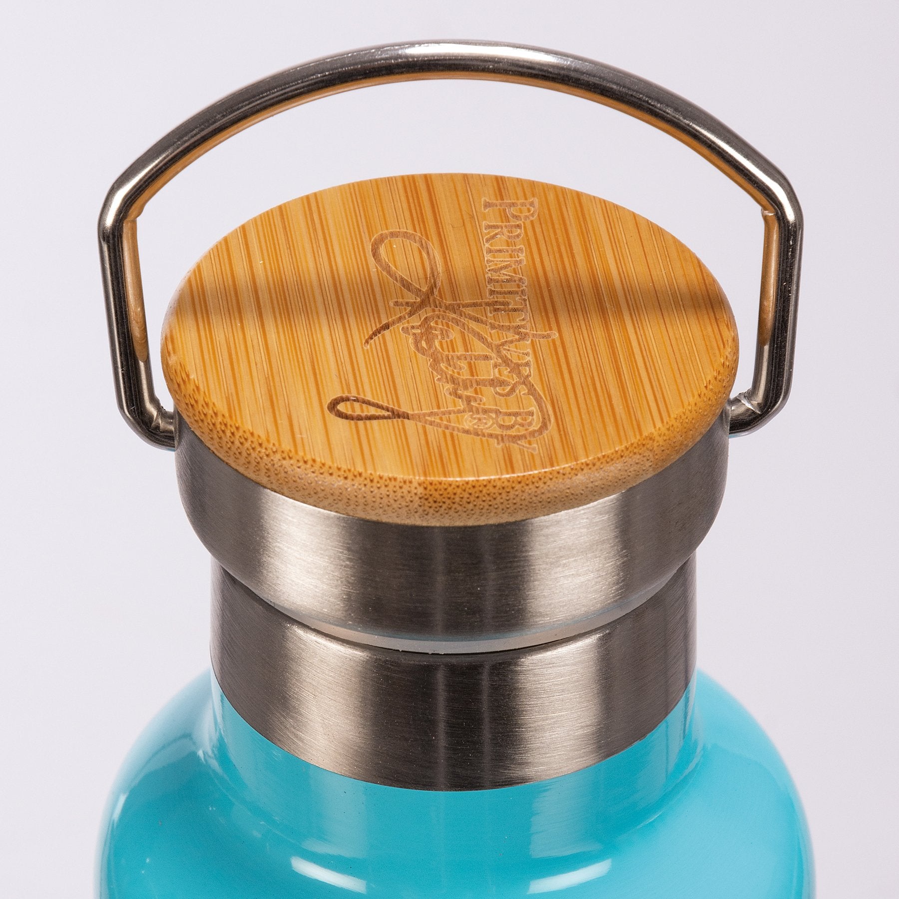 Funny Work From Home Insulated Stainless Steel Bottle with Bamboo Lid