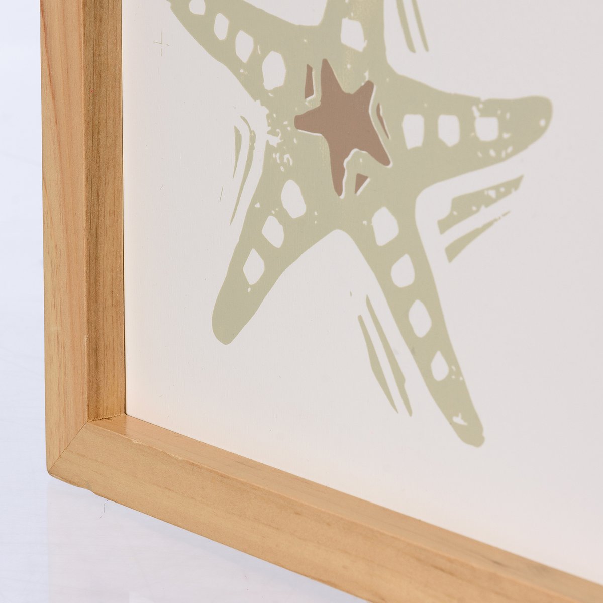 Charming Sandy Hugs Salty Kisses Beach Wood Box Sign Decor Starfish Seashell Art