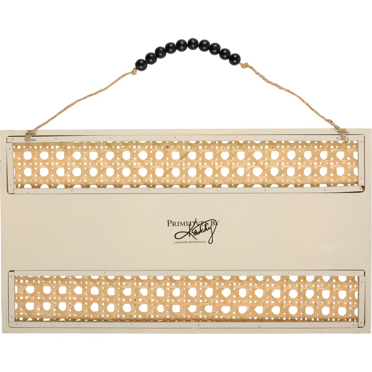 Bohemian Rattan Wood Wall Decor, 'Never Stop Dreaming' Sentiment, Easy Hanging Art