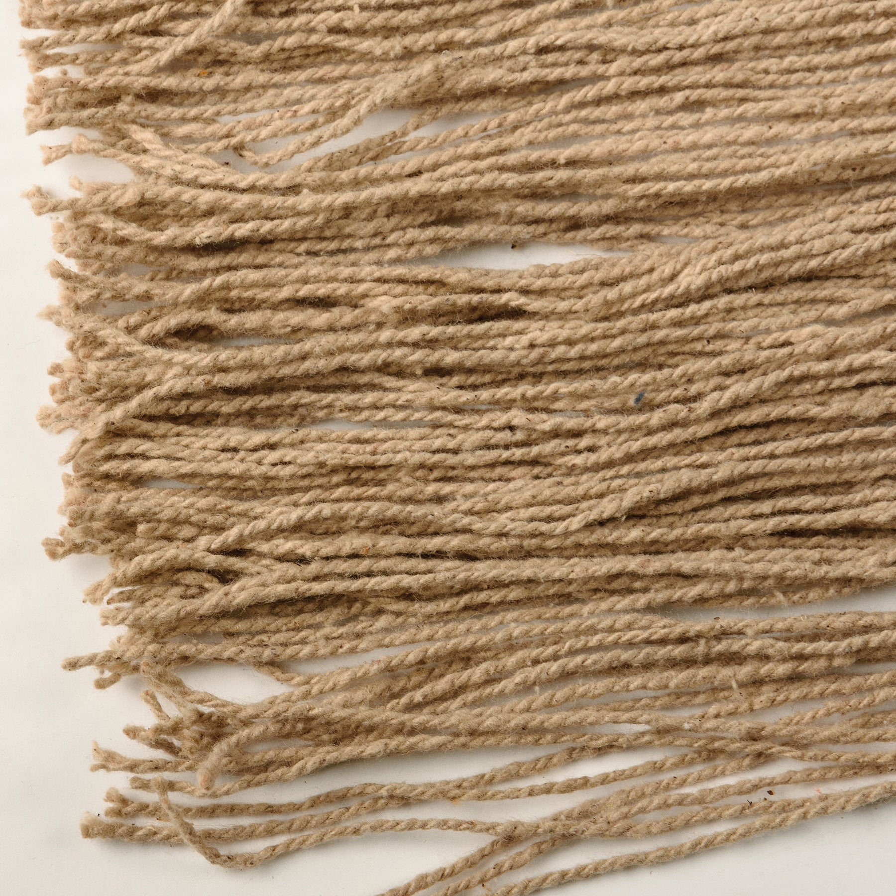 Vibrant Bohemian Woven Cotton Wall Hanging with Fringe & Wood Rod