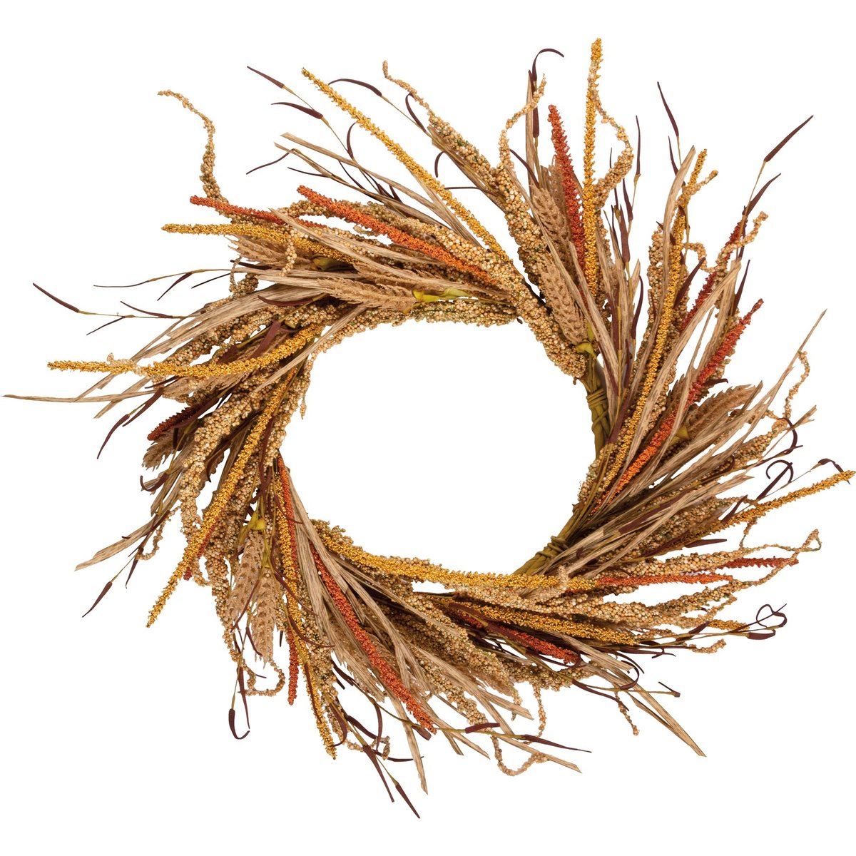 Vibrant Autumn Harvest Wreath for Festive Fall Home Decor Accents