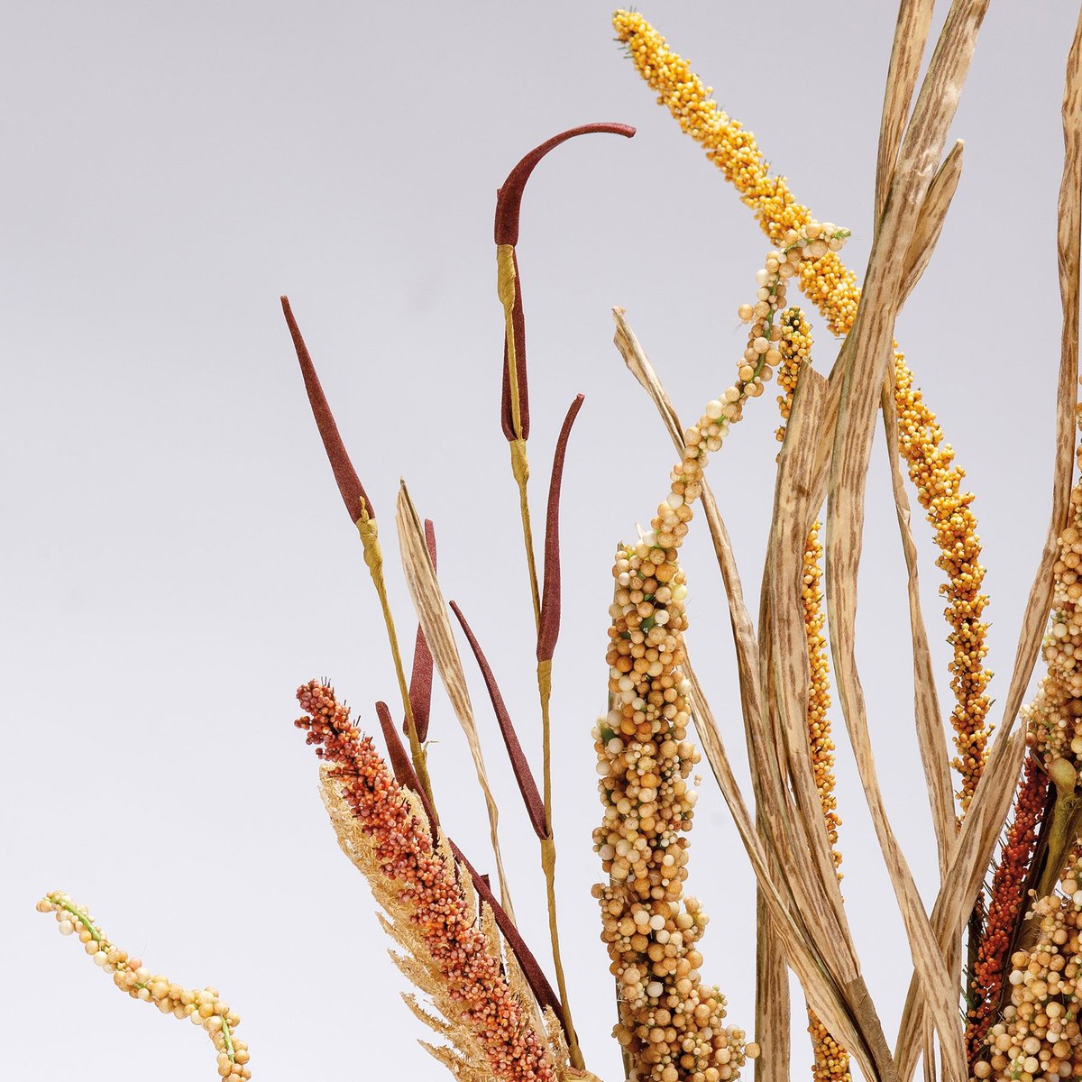 Vibrant Artificial Fall Harvest Floral Pick, Autumn Decor, 37-Inch Tall, Lifelike Foliage