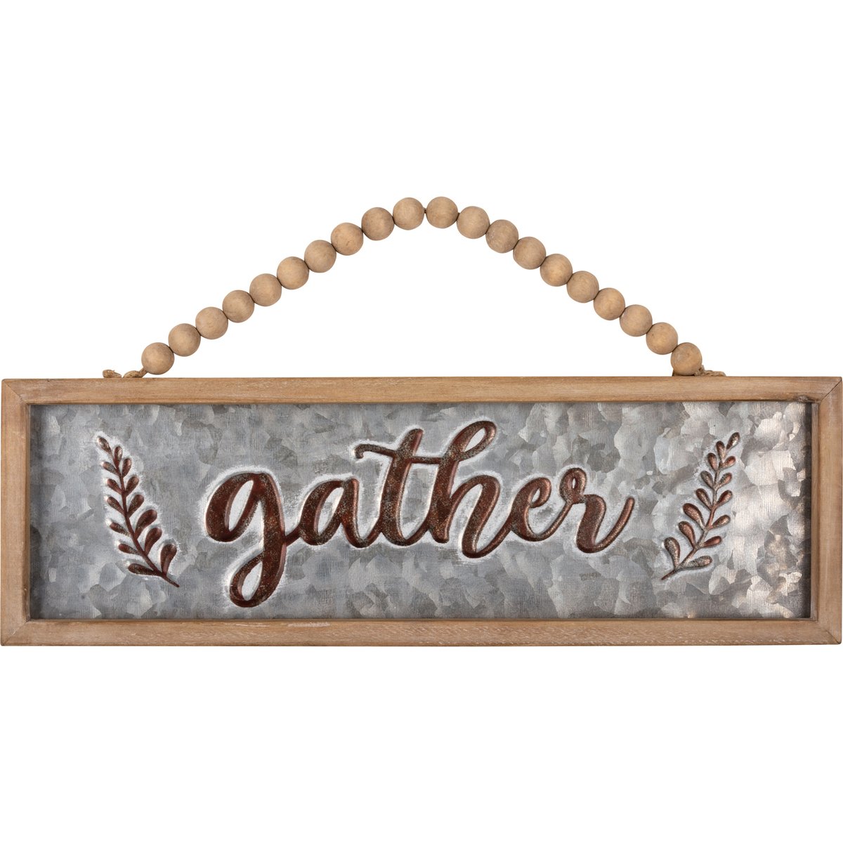 Charming Thankful Blessed Gather Wood Metal Farmhouse Wall Decor Set