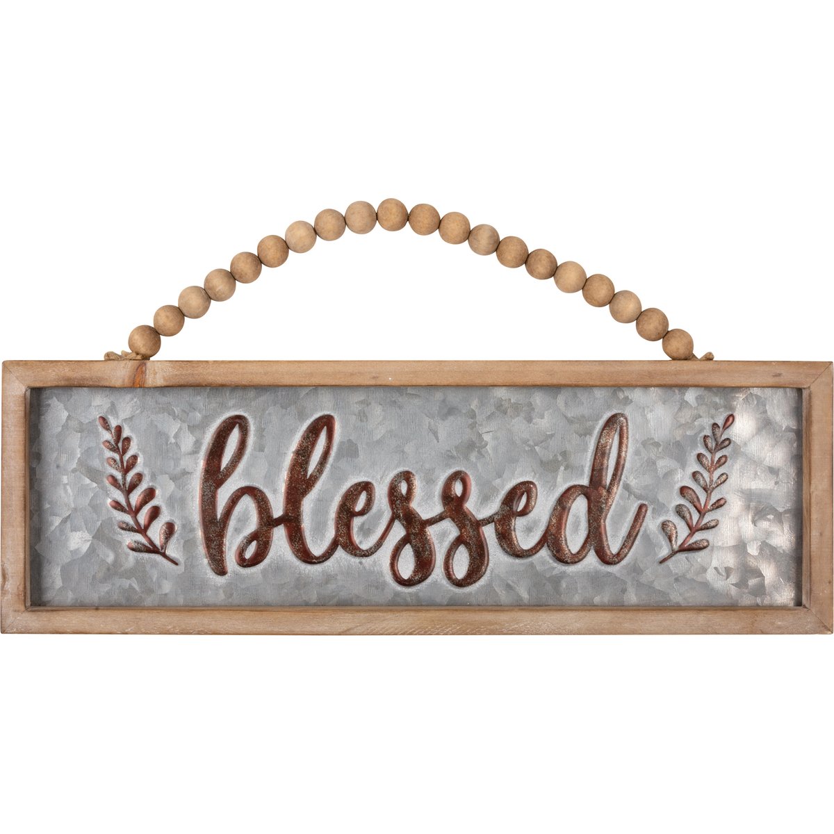 Charming Thankful Blessed Gather Wood Metal Farmhouse Wall Decor Set