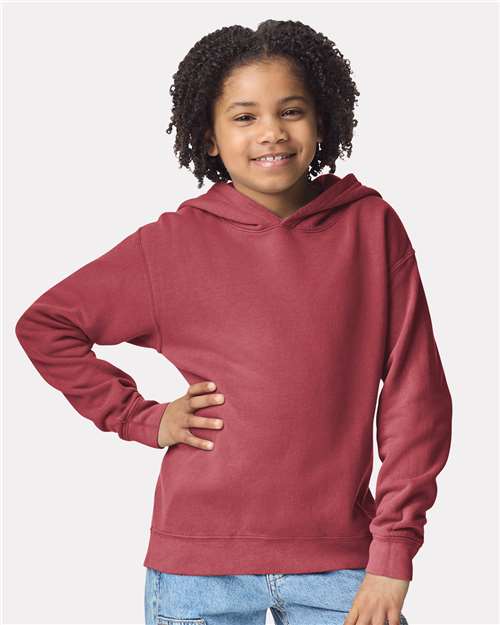 Comfort Colors Youth Garment-Dyed Lightweight Fleece Hooded Sweatshirt 1467Y