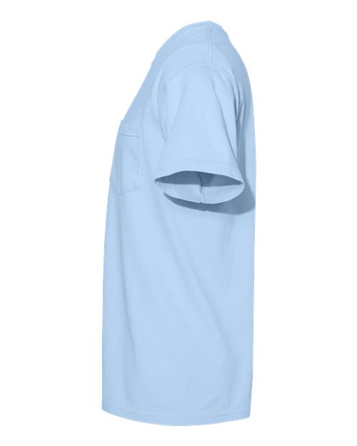 Comfort Colors Unisex Garment-Dyed Heavyweight Pocket T-Shirt 6030 - Hydrangea