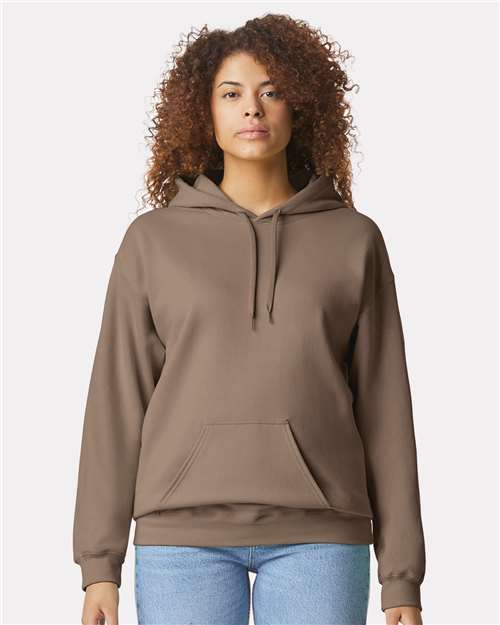 Gildan Unisex Softstyle® Midweight Hooded Sweatshirt SF500 - Brown Savana