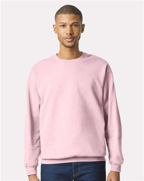 Gildan Unisex Softstyle® Midweight Crewneck Sweatshirt SF000 - Light Pink