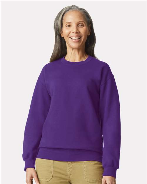 Gildan Unisex Softstyle® Midweight Crewneck Sweatshirt SF000 - Purple