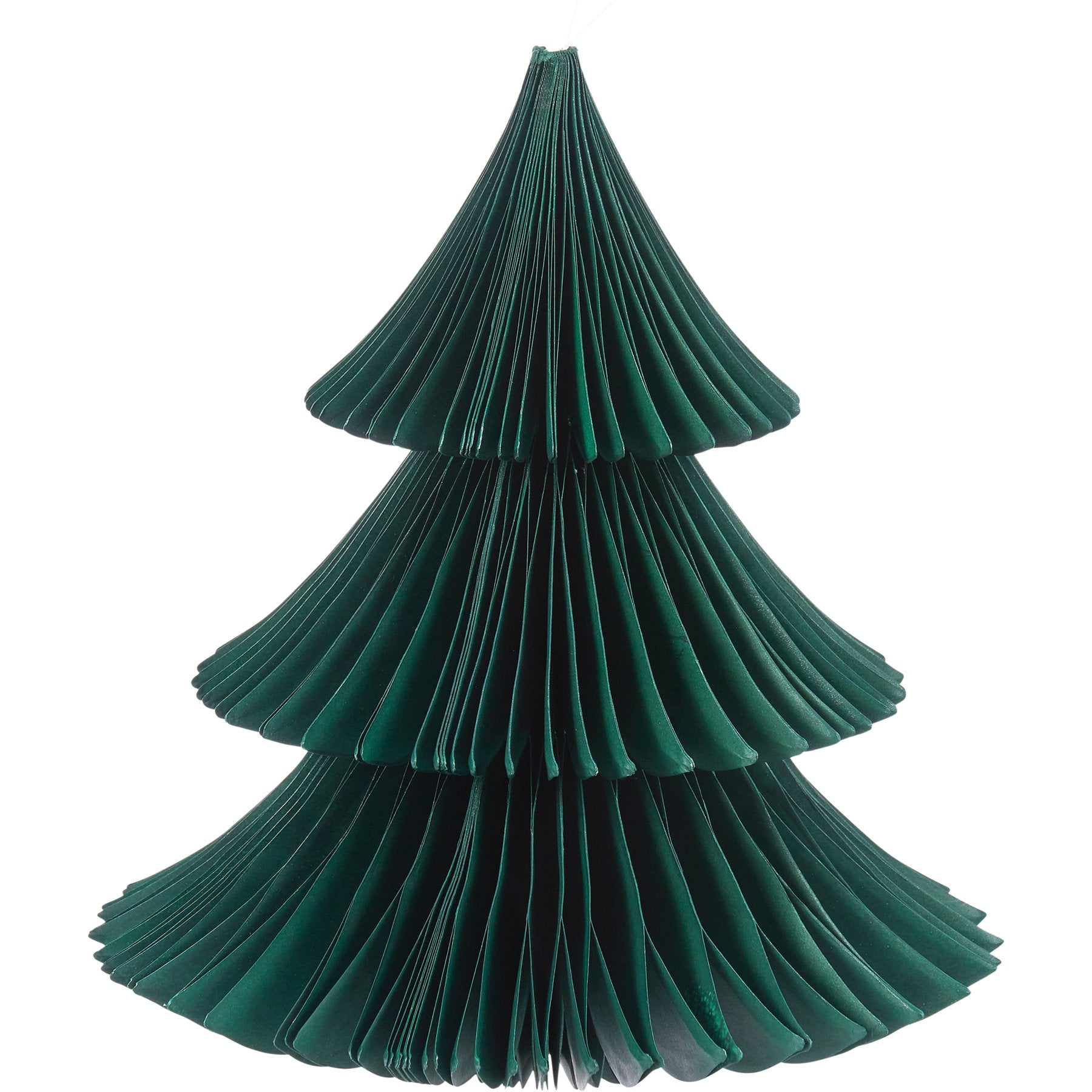 Charming Rustic Paper Trio Tree Set - Foldable Holiday Home Decor Accents