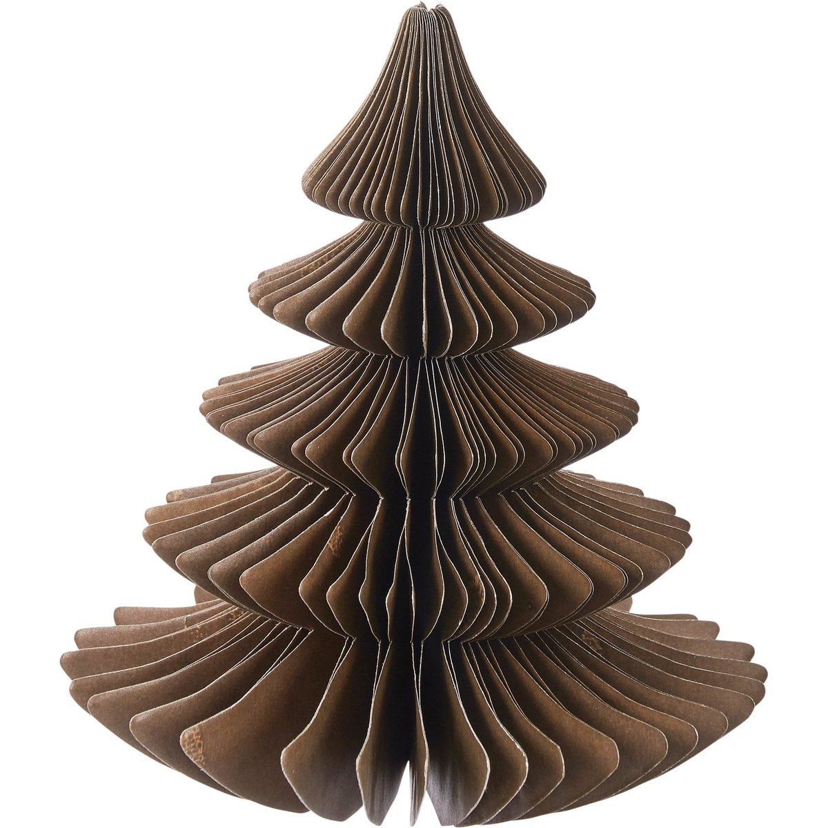 Charming Rustic Paper Trio Tree Set - Foldable Holiday Home Decor Accents
