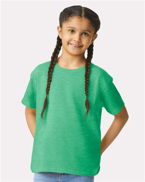 Gildan Youth Softstyle® T-Shirt 64000B - Heather Irish Green